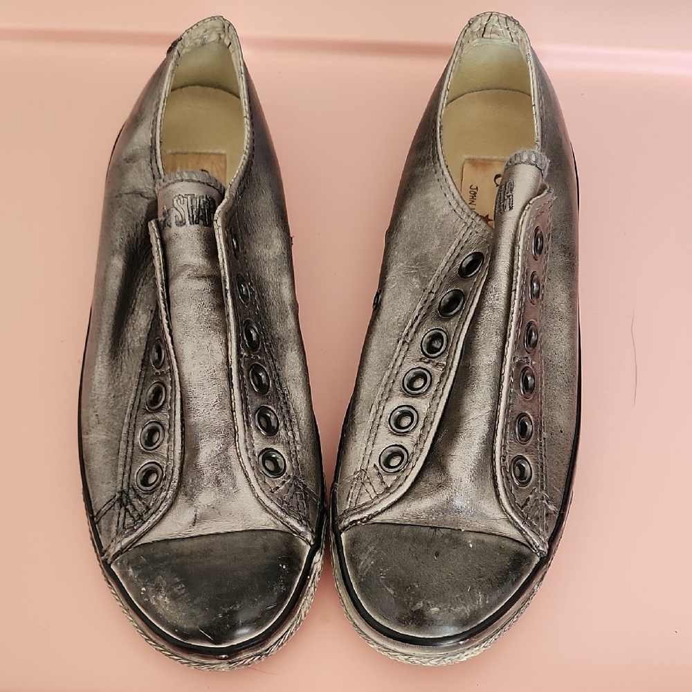 Converse Metallic Slip-On Chucks